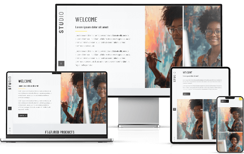 WeaverPixel - Product Image of the Studio Template